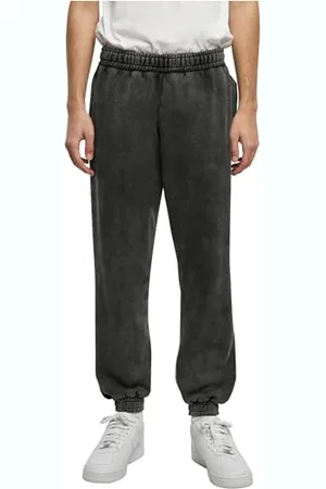 Urban classics Herren TB6274-Heavy Stone Washed Sweatpants Hose, Black, XXL