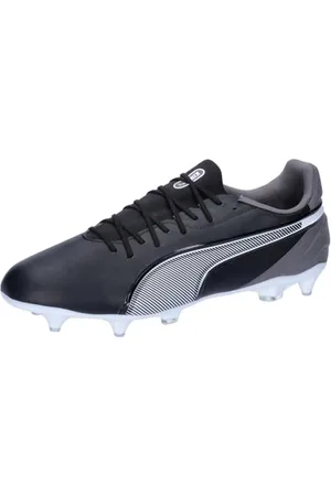 PUMA Unisex King Match MxSG Soccer Shoe, Black White-Cool Dark Gray, 42 EU