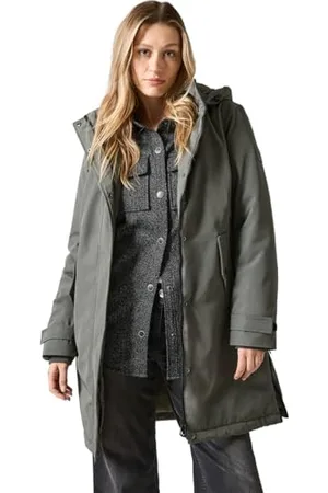 CECIL Damen B101037 Parka mit Abnehmbarer Kapuze, , XS