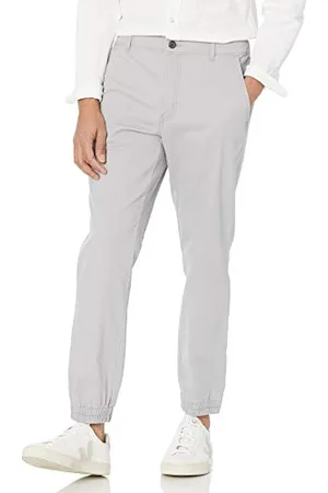 Amazon Herren Chino-Jogginghose mit schmaler Passform, , S