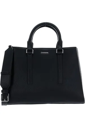Calvin Klein CK Elevated Tote Bag Saffiano CK Black