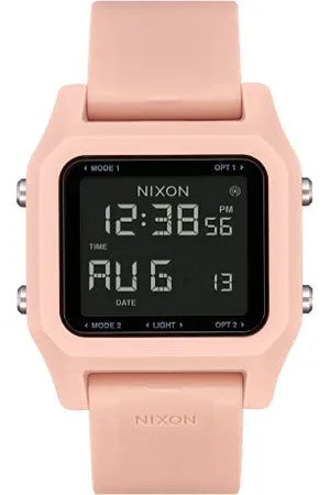 Nixon Herren Digital Quarz Uhr mit Silikon Armband A1309-220-00