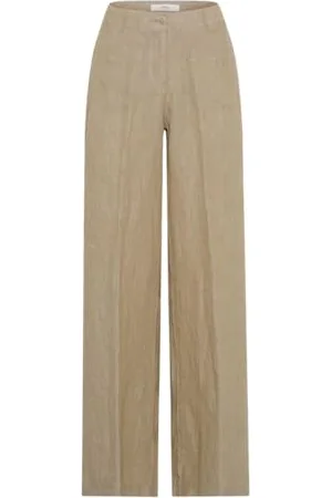 Brax Damen Style Maine Pure Linen Wide Leg Hose, , 31W / 32L EU