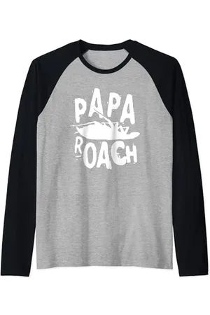 Papa Roach Official Merchandise - Classic Infest Logo Raglan