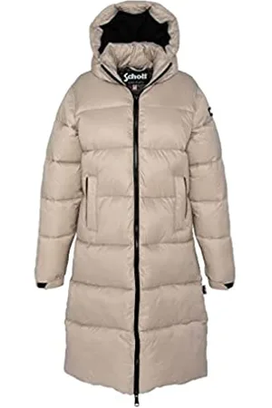Schott NYC Unisex Belstar2wrs Daunenjacke mit Kapuze, lang, für Damen, , X-Small