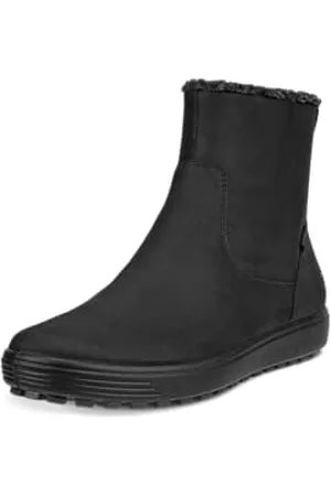 Ecco Damen Soft 7 TRED Boots, Black, 37 EU