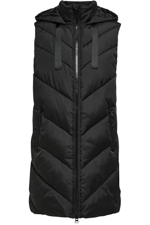 ONLY Damen Jdyskylar Padded Hood Waistcoat Otw Noos, , XXS
