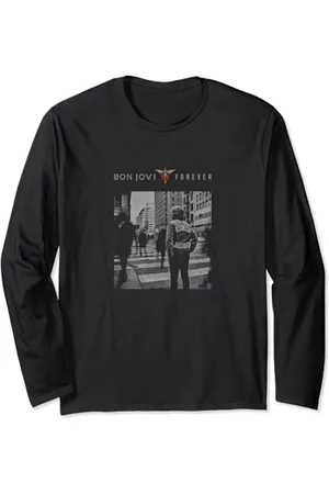 Bon Jovi Offizielles Forever Black Langarmshirt