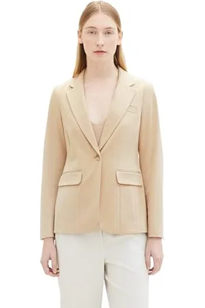 TOM TAILOR Damen Regular Fit Basic Blazer, , 38
