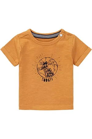 Noppies Baby Baby-Jungen Boys Tee Shortsleeve Hitachi T-Shirt, Amber Gold-P888, 50