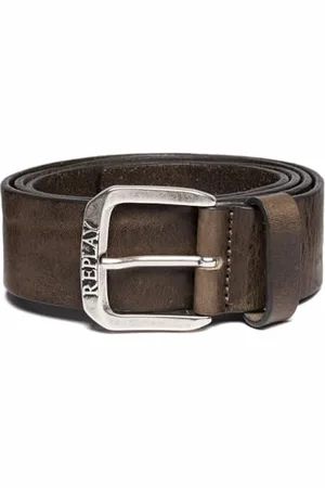 Replay Herren Gürtel aus Leder, (Braun), 90