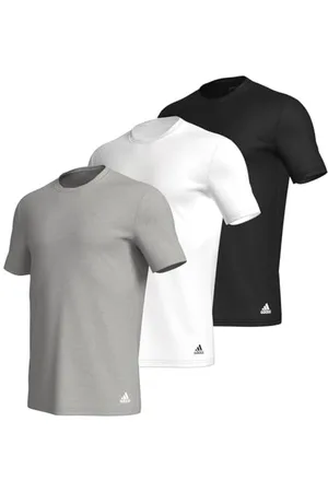 adidas Herren Crew Neck (3PK) -Active Core Cotton Baselayer-Shirt, , L (3er Pack)