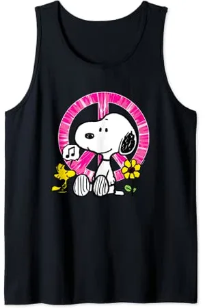 Peanuts – Snoopy Woodstock Peace Schild Tank Top