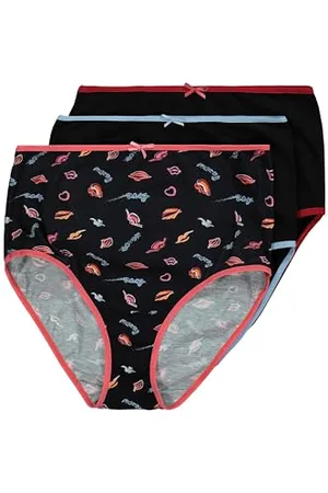 Ulla Popken Damen, große Größen, 3er, Maxi-Slips, Kiss