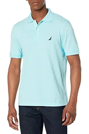 Nautica Herren Short Sleeve Cotton Pique Polo Shirt Poloshirt, , Mittel