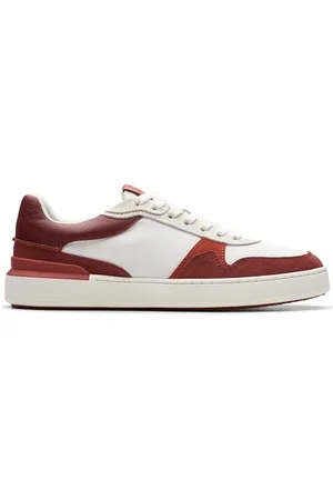 Clarks Herren Courtlite Race Sneaker, Rost-Kombi, 44 EU