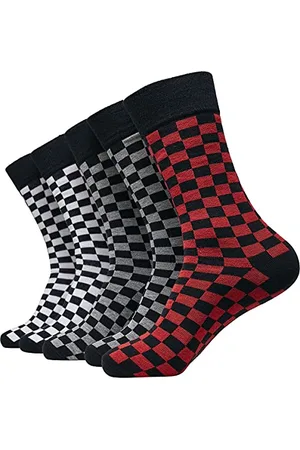 Urban classics Unisex TB4064-Check 5-Pack Socken, , 35-38