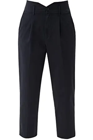QS by s.Oliver Damen Hose 7/8, Blau, 46 EU