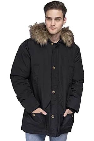 Lonsdale London Mens STREETLAM Jacken, Black, Large