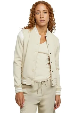 Urban classics Damen TB2618-Ladies Inset College Sweat Jacket Jacke, , XL