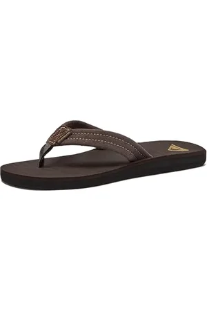 Quiksilver Herren Carver Suede Sandalen, Braun (Brown), 43 EU