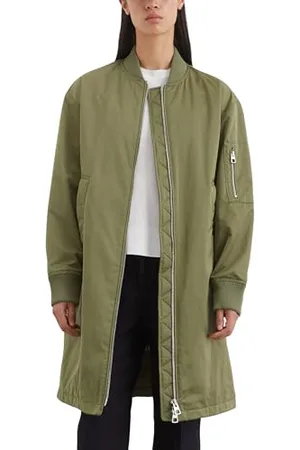 Marc O’ Polo Marc OߴPolo Damen Blouson lang wasserabweisend, (Dried Rosemary), 36