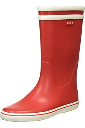 Aigle Damen Malouine Bt Gummistiefel, Rot (Rouge Blanc), 35 EU