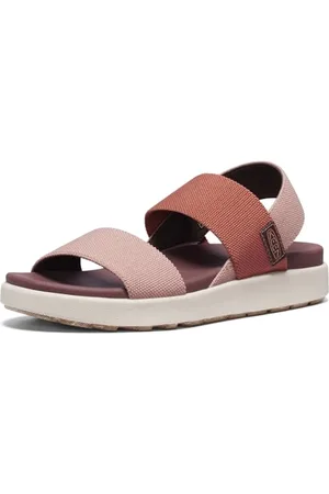 Keen Damen Elle Backstrap Keilsandale, Cork/Baked Clay, 35.5 EU