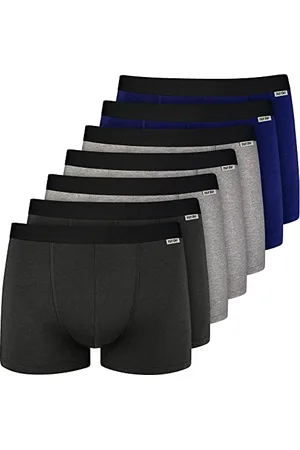 Nur Der Boxer Cotton Stretch Herren 7er Pack Navy/grau Melange