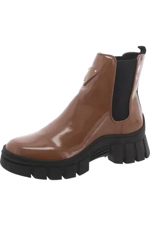 Guess Damen Hestia Stiefelette, Cognac Black 212, 38 EU