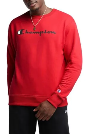 Champion Herren Graphic Powerblend Fleece Crew Sweatshirt, , M EU