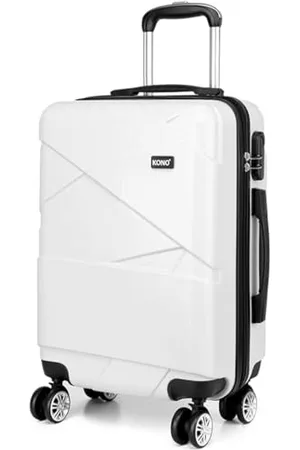Kono Hartschalenkoffer Reisekoffer 100% ABS Koffer 96 Liter Handgepäck Trolleys 75 x 45 x 27cm kabinenkoffer 4 Spinnerräder Rollkoffer Teleskopgriff Suitcase