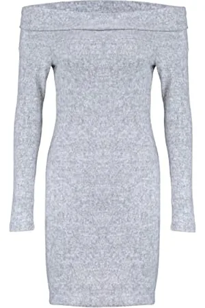 Trendyol Damen Woman Midi Bodycon Rundhalsausschnitt Trikot Kleid, , XL EU