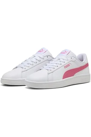 PUMA Smash 3.0 L Unisex Sneaker, White Magic Rose, 40.5 EU