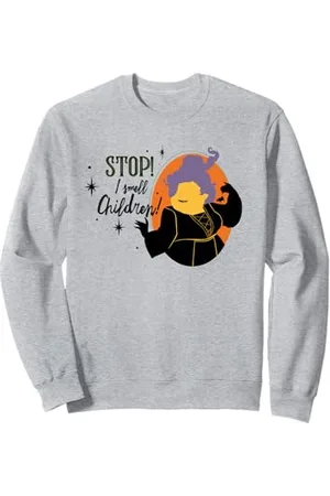 Disney Hocus Pocus Stop! I Smell Children! With Mary Sanderson Sweatshirt