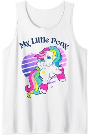 My Little Pony Starshine Rainbow Heart Striped Portrait Tank Top