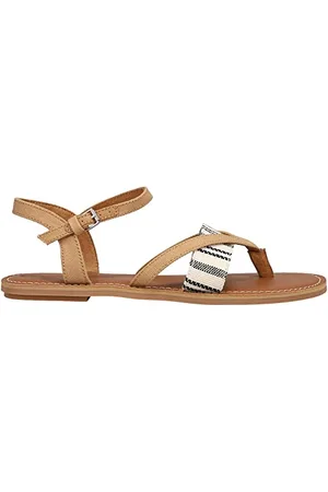 TOMS Damen Lexie Flache Sandalen, Brown, 36.5 EU