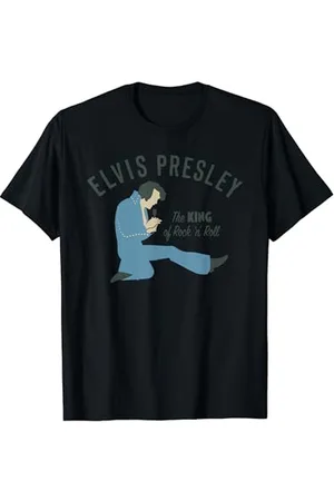 Elvis Presley Offizieller Elvis King Illustration T-Shirt
