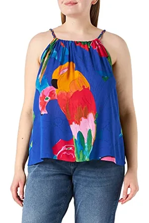 Desigual Womens RODAS Bluse, Blue, M