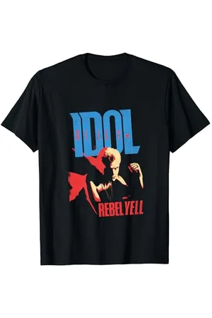 Billy Idol — Rebel Yell T-Shirt für Erwachsene und Kinder, Unisex, Klassisch, , Kurzarm, S (EU)