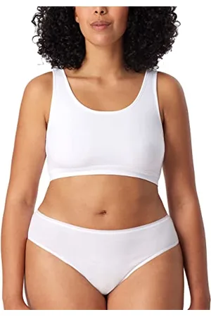 Schiesser Damen 2 Pack Bio Baumwolle-95/5 Organic Bustier, , 40 (2er Pack)