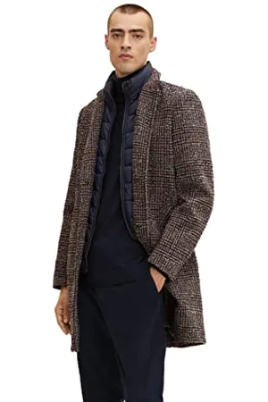 TOM TAILOR Herren 2-in-1 Wollmantel 1032505, , S