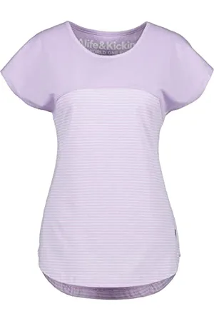 alife kickin ALIFE and Kickin ClarettaAK Z Shirt – Damen T-Shirt – Bequemes Kurzarm Shirt für Alltag & Freizeit – Perfekt für Sommer & Übergangszeiten S