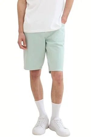 TOM TAILOR Herren Loose Fit Bermuda Shorts, sea foam, M