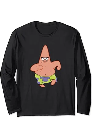 Spongebob Running Patrick Picture Langarmshirt