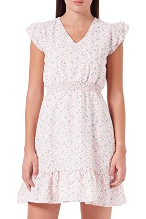 myMo Damen Esha Kleid mit Karo-Print, , S