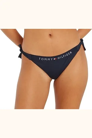 Tommy Hilfiger Damen Bikinihose Seitliche Schnürung Side Tie Cheeky Sport, , L