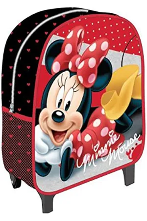 Disney Trolley Minnie 40x30x13cm fille, rouge, Taille unique