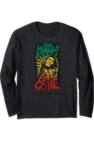 Bob Marley Kultiges Musikposter - One Love Langarmshirt