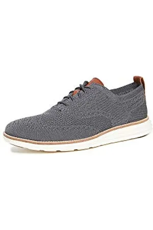 Cole Haan Herren Original Grand Stitchlite Oxfords, Grau (Grey Magnet/Ivory), 43.5 EU